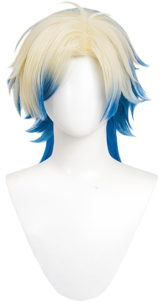 Amazon.co.jp: カイザー ウィッグ かつら コスプレウィッグ ブルー